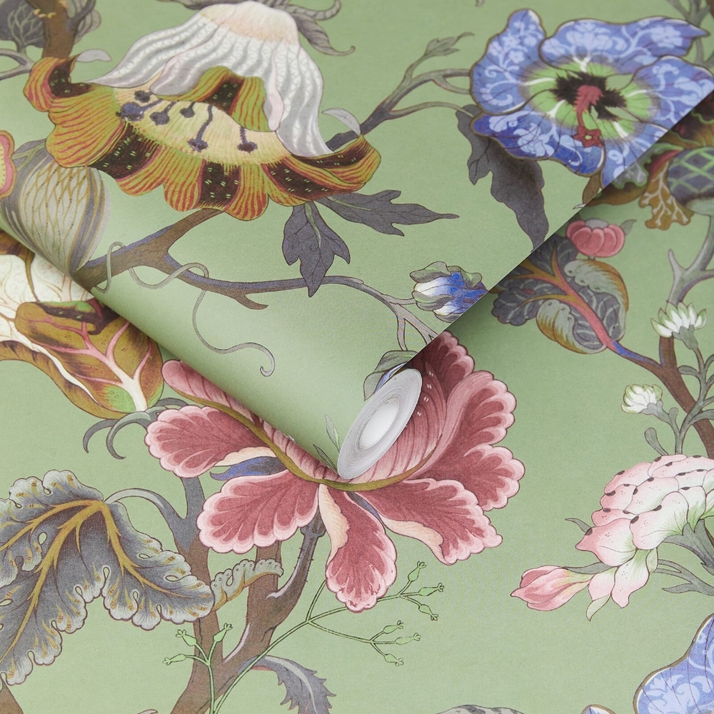 House of Hackney ARTEMIS Wallpaper – in Jadeite, from Anthropologie